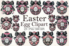 Easter Egg Clipart Bundle - CraftNest - Digital Crafting and Art