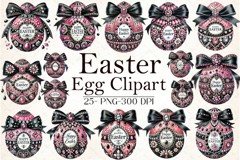 Easter Egg Clipart Bundle - CraftNest - Digital Crafting and Art