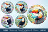 Toucan Bird Stained Glass Clipart Bundle
