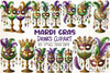 Mardi Gras Drinks Clipart Bundle