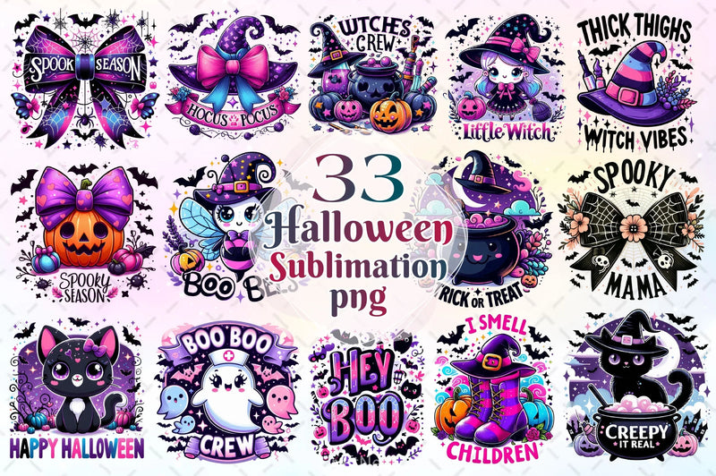 Cute Halloween Clipart Bundle 5 - CraftNest - Digital Crafting and Art