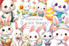 Easter Bunny Clipart Bundle
