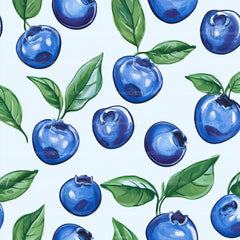 Blueberry Seamless Pattern Papers Digital - CraftNest - Digital Crafting and Art