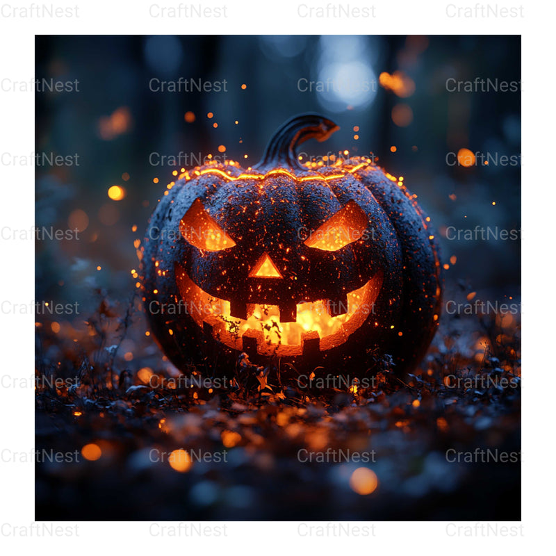 Halloween Bokeh Clipart Bundle - CraftNest - Digital Crafting and Art