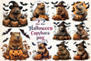 Halloween Capybara Clipart Bundle