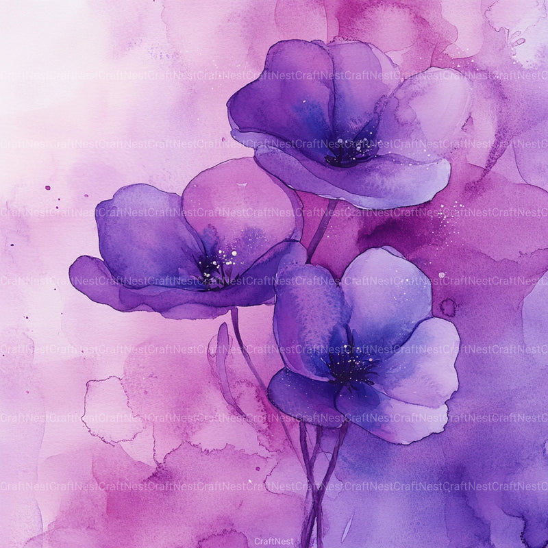 Luxury Purple Digital Paper - CraftNest - Digital Crafting and Art