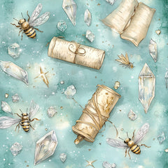 Princess Bee Digital Paper - CraftNest - Digital Crafting and Art