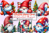 Christmas Gnome Clipart Bundle 2