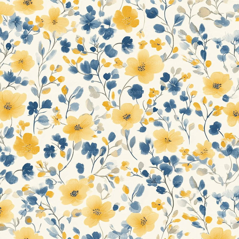 Floral Pattern Background Clipart Bundle 2 - CraftNest - Digital Crafting and Art