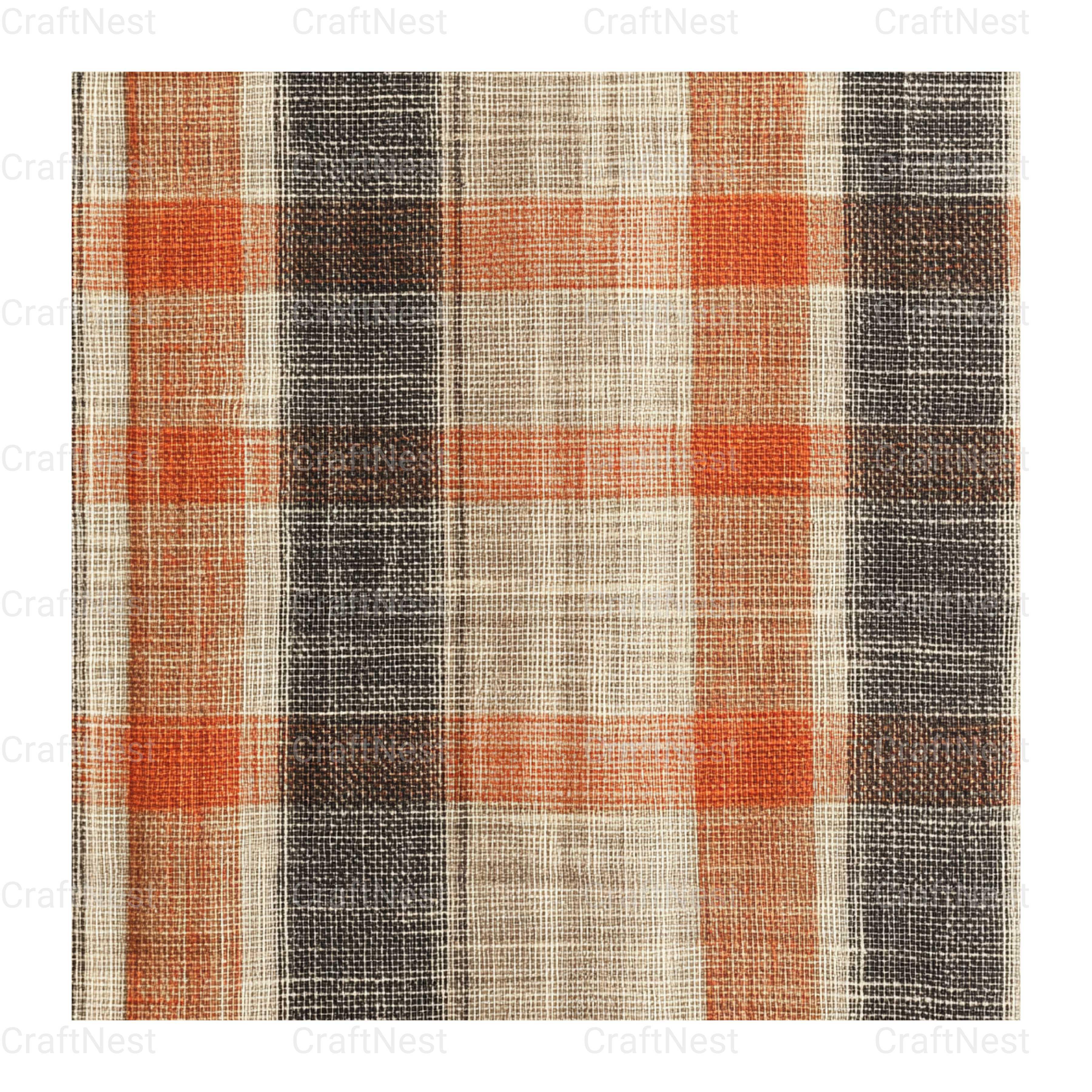 Fall Plaid Linen Clipart Bundle - CraftNest - Digital Crafting and Art