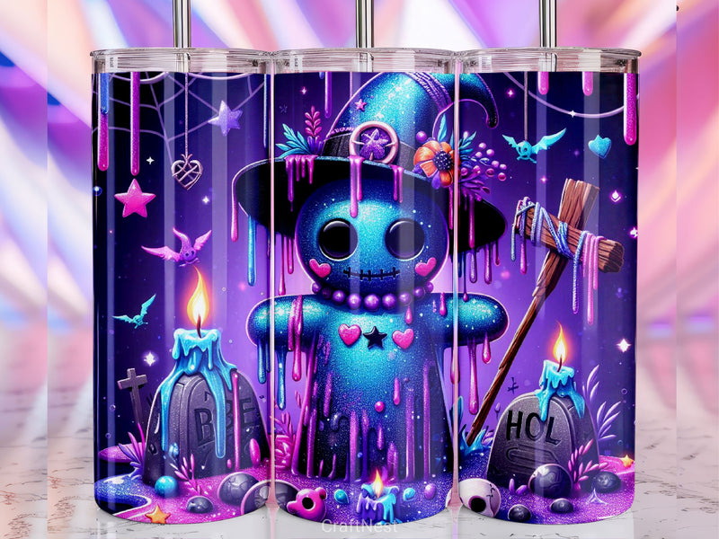 Halloween Voodoo Doll Tumbler Wrap Bundle 1 - CraftNest - Digital Crafting and Art