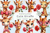 Giraffe Clipart Bundle 3
