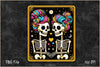 The Lovers Tarot Card Skeletons Clipart Bundle
