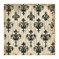 Halloween Damask Clipart Bundle - CraftNest - Digital Crafting and Art