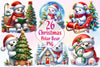Christmas Polar Bear Clipart Bundle 7