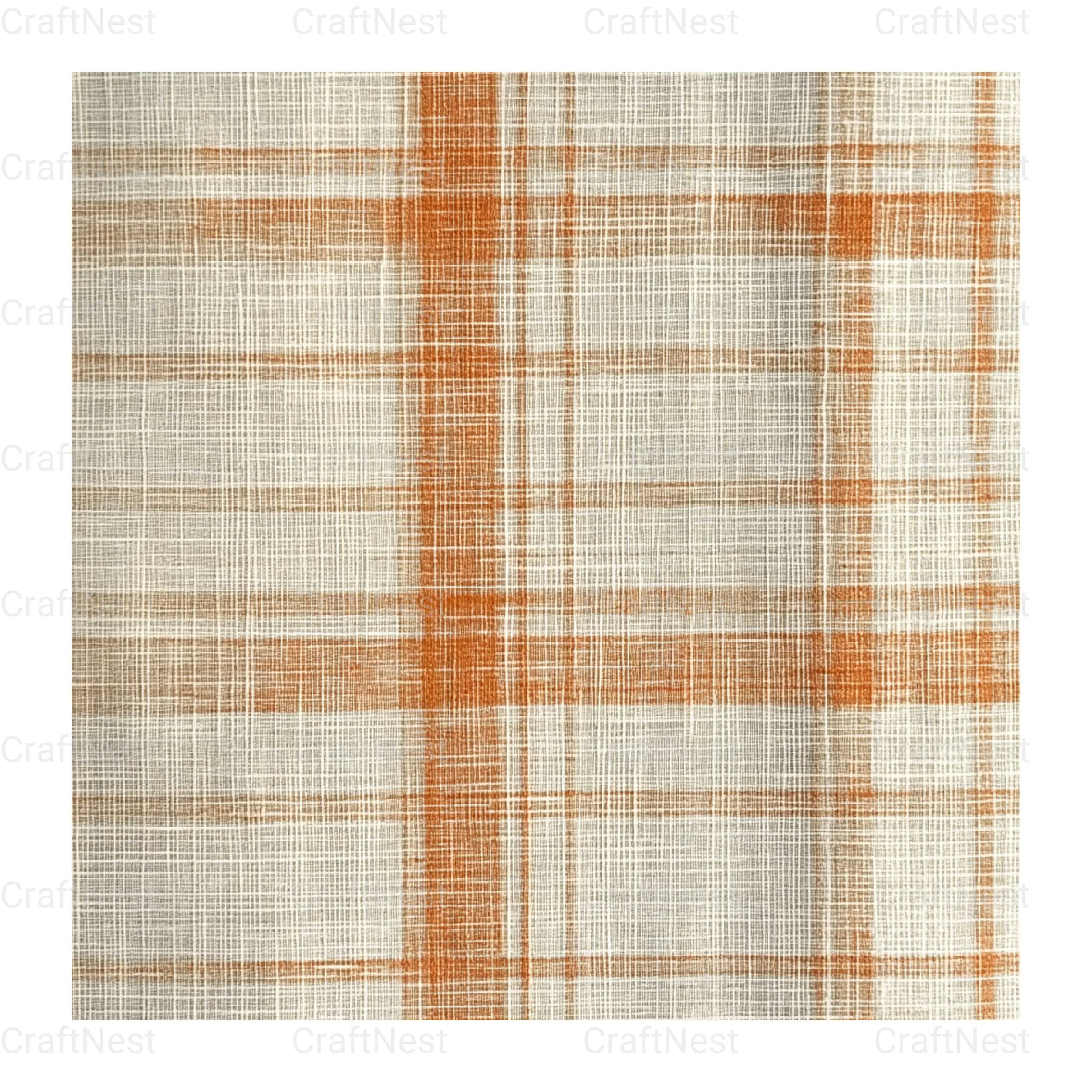 Fall Plaid Linen Clipart Bundle - CraftNest - Digital Crafting and Art