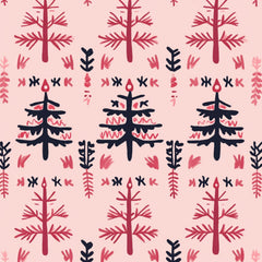 Pink Scandinavian Christmas Patterns Clipart Bundle - CraftNest - Digital Crafting and Art