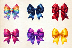 Velvet Bows Clipart Bundle 2 - CraftNest - Digital Crafting and Art