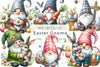 Easter Gnome Clipart Bundle 9