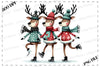 Christmas Reindeer Friends Clipart Bundle