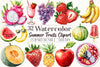 Summer Fruits Clipart Bundle