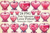 Pink Valentine Love Potion Clipart Bundle