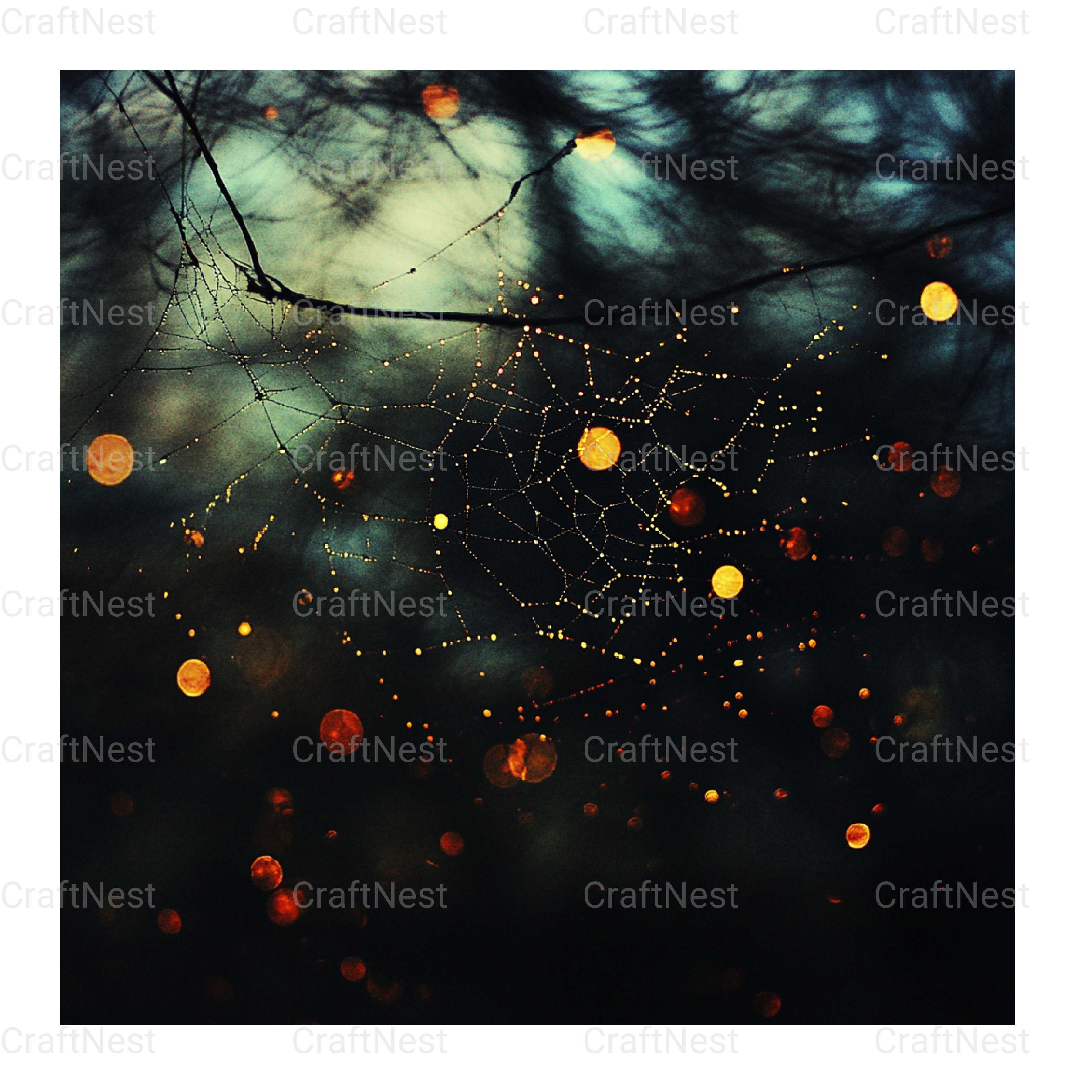 Halloween Bokeh Clipart Bundle - CraftNest - Digital Crafting and Art