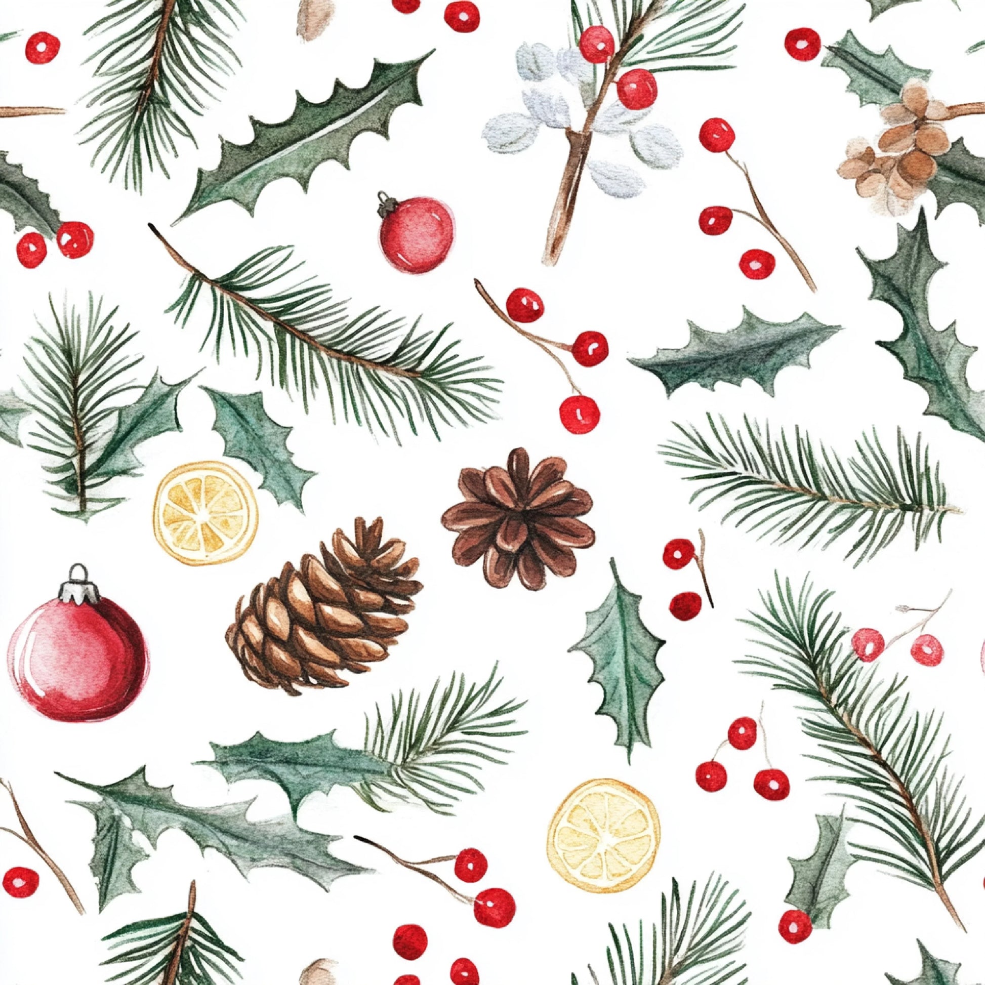 Rustic Christmas Patterns Clipart Bundle - CraftNest - Digital Crafting and Art