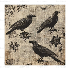 Halloween Damask Clipart Bundle - CraftNest - Digital Crafting and Art