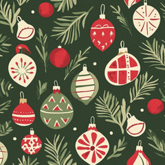 Red Green Christmas Patterns Clipart Bundle - CraftNest - Digital Crafting and Art