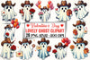Valentine's Day Ghost Clipart Bundle 2