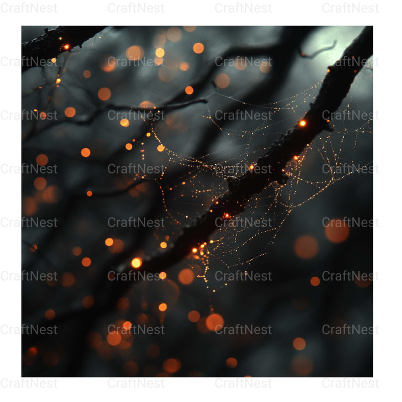 Halloween Bokeh Clipart Bundle - CraftNest - Digital Crafting and Art