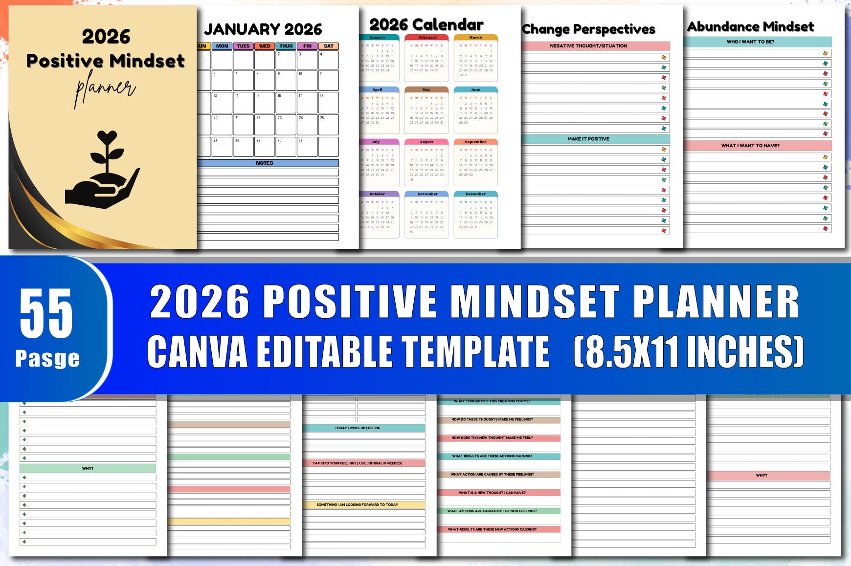 Positive Mindset Planner