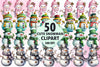 Snowman Collection Clipart Bundle