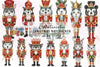 Animal Christmas Nutcracker Clipart Bundle