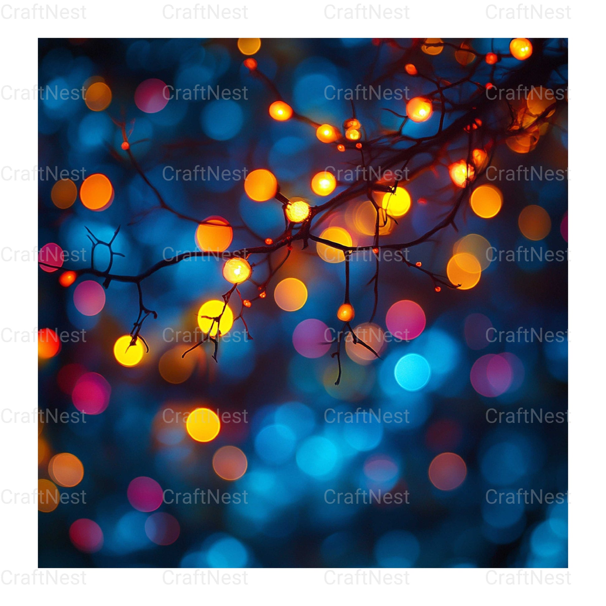 Halloween Bokeh Clipart Bundle - CraftNest - Digital Crafting and Art