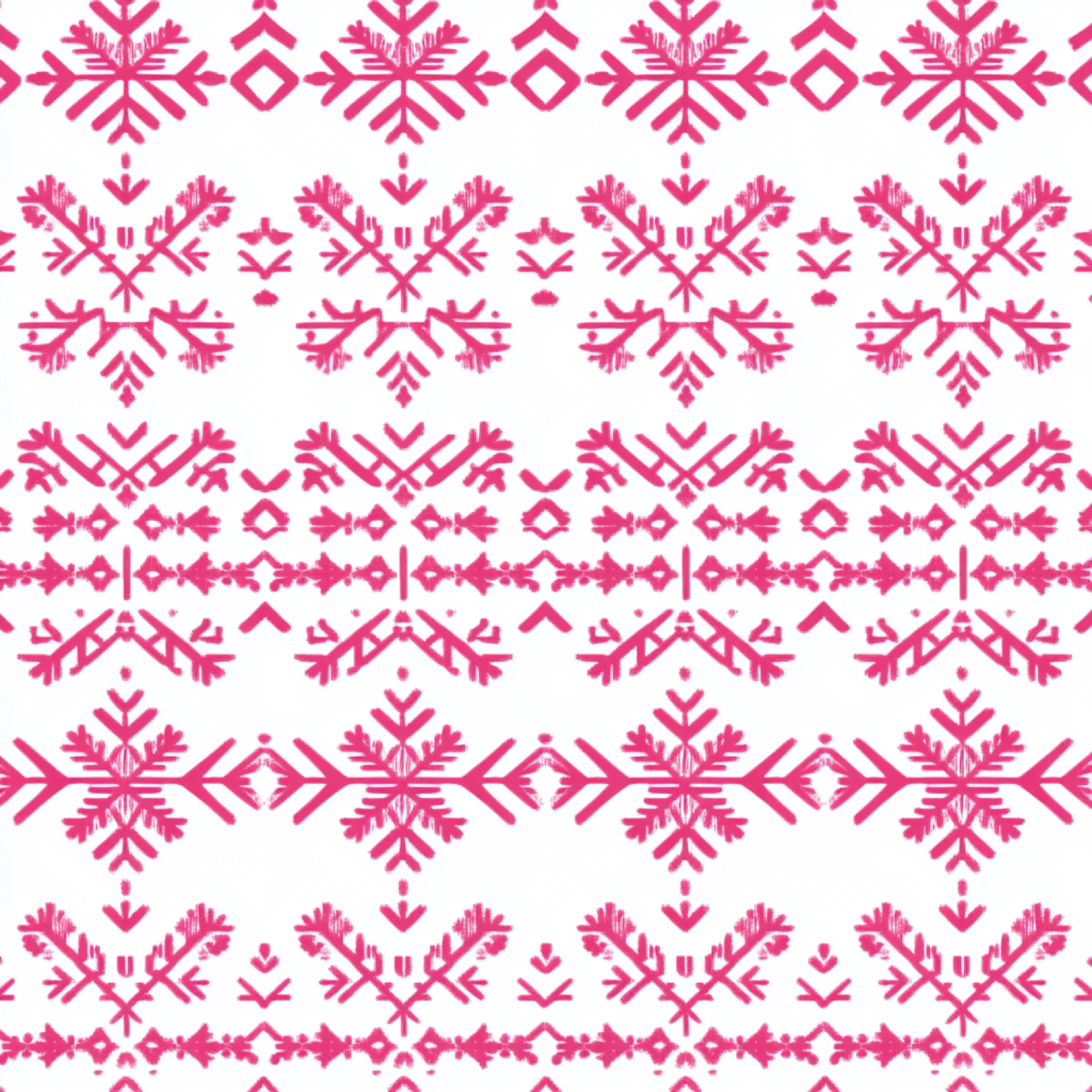 Pink Scandinavian Christmas Patterns Clipart Bundle - CraftNest - Digital Crafting and Art