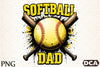 Softball Dad Design Clipart Bundle