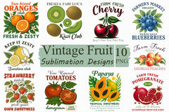 Vintage Fruit Clipart Bundle - CraftNest - Digital Crafting and Art