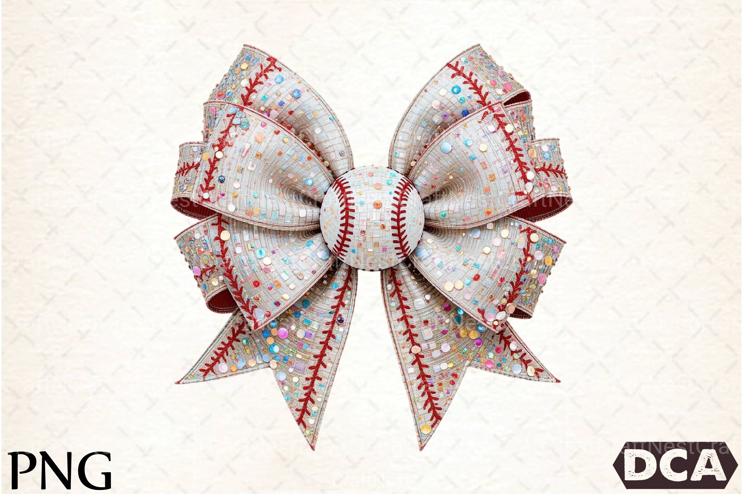 Baseball Cheer Bow Clipart Bundle - CraftNest - Digital Crafting and Art