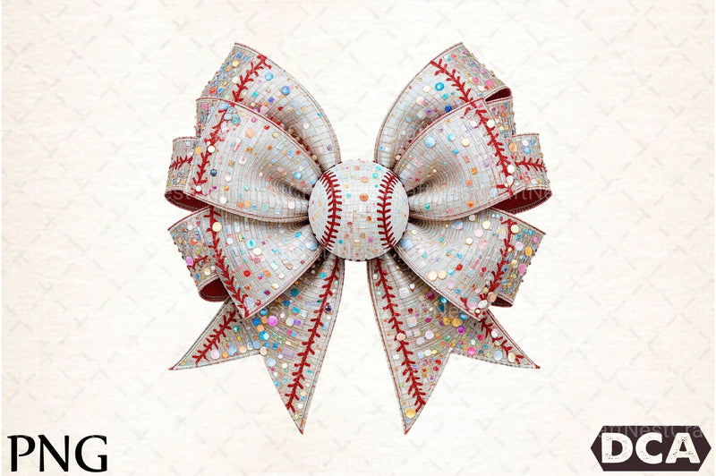 Baseball Cheer Bow Clipart Bundle - CraftNest - Digital Crafting and Art