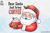 Dear Santa Coffee Clipart Bundle