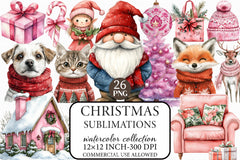 Christmas Sublimations Clipart Bundle - CraftNest - Digital Crafting and Art