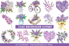 Lilac Clipart Bundle - CraftNest - Digital Crafting and Art