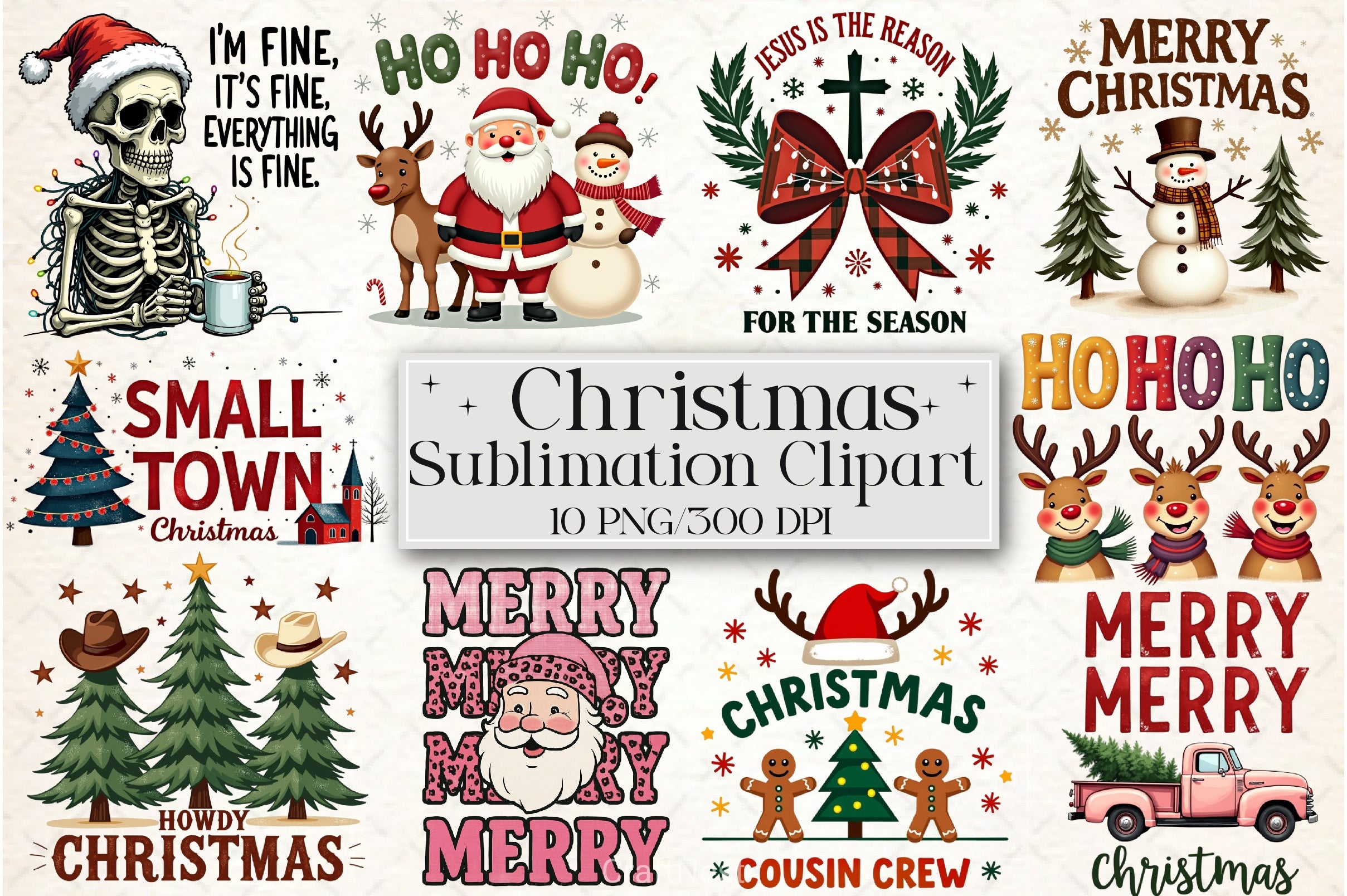 Christmas Clipart Bundle 2 - CraftNest - Digital Crafting and Art