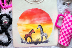 Cute Boho Baby Safari Animals Clipart Bundle - CraftNest - Digital Crafting and Art