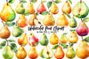 Pear Clipart Bundle