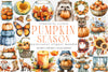 Pumpkin Season Clipart Bundle