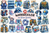 1990 Denim Summer Clipart Bundle