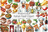 Italian Food Clipart Bundle